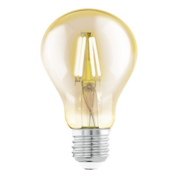 EGLO Led Filamentlamp Amber A75 E27 4W 350LM 2200K
