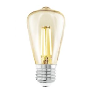 EGLO Led Filamentlamp Amber ST48 E27 4W 270LM 2200K