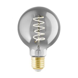 EGLO Led Filamentlamp Bulb Smoke G80 E27 4W Dimbaar