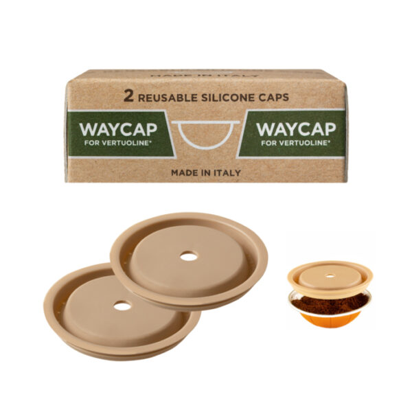 WayCap - Herbruikbare Capsule Deksel - Vertuo (2 stuks)