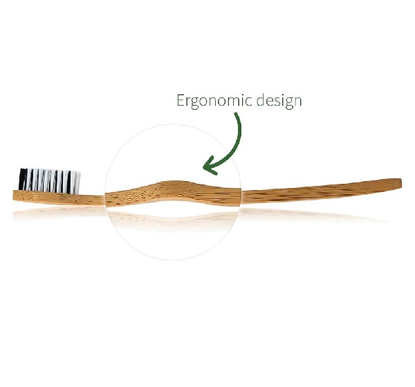 bamboe tandenborstel medium ergonomisch