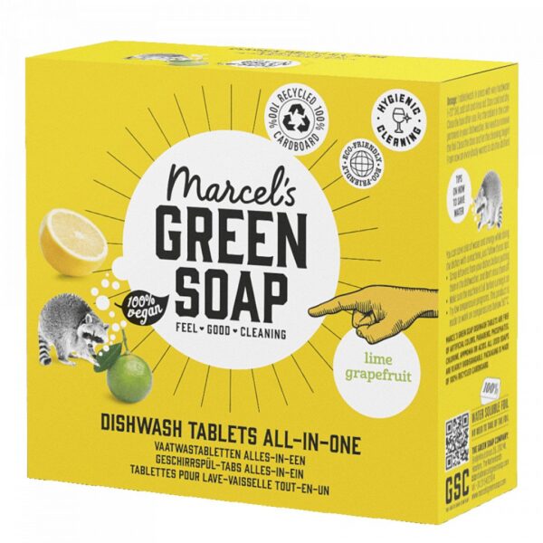 Marcels Green Soap - Vaatwastabletten - Grapefuit en Limoen