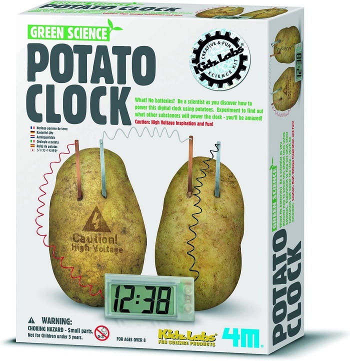 Green Science potato clock